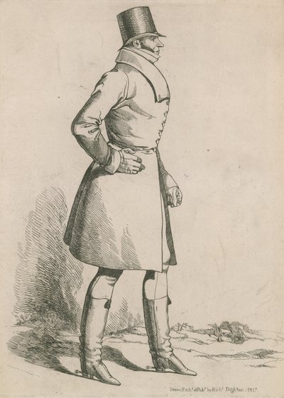 Unidentified Colonel by Richard Dighton